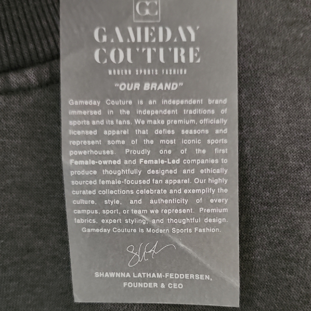 San Francisco 49ers Gameday Couture Oversized Sweater, size Large - Picture 4 of 5